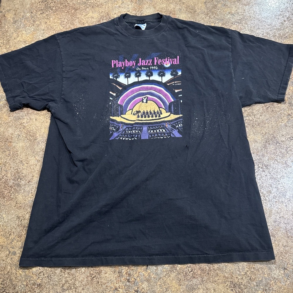 Vintage Playboy Jazz Festival Shirt 1994 2xl Hollywood Bowl  Single Stitched